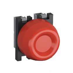 ABB MPHR20 Non-Illuminated Heavy Duty Pushbutton Kit Red 2NO