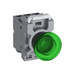 ABB MPMI4G020 Illuminated Pushbutton Kit 40mm Momentary Green 12VAC/DC 2NO