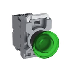 ABB MPMI4G110 Illuminated Pushbutton Kit 40mm Momentary Green 24VAC/DC 1NO