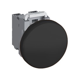 ABB MPMN6B02 Non-Illuminated Pushbutton 60mm Mushroom Black 2NC