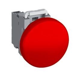 ABB MPMN6R01 Non-Illuminated Pushbutton 60mm Mushroom Red 1NC