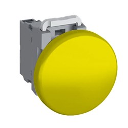 ABB MPMN6Y10 Non-Illuminated Pushbutton 60mm Mushroom Yellow 1NO