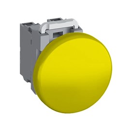 ABB MPMN6Y11 Non-Illuminated Pushbutton 60mm Mushroom Yellow 1NO+1NC