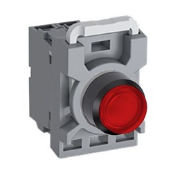 ABB MPPIERO401 Illuminated Pushbutton Kit 22mm Extended Momentary Red 230VAC/DC 1NC