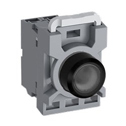 ABB MPPIFCO301 Illuminated Pushbutton Kit 22mm Flush Momentary Clear 220VDC 1NC