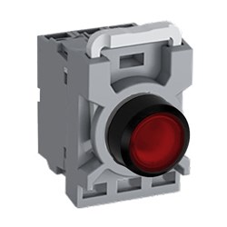 ABB MPPIFRO311 Illuminated Pushbutton Kit 22mm Flush Momentary Red 220VDC 1NO+1NC