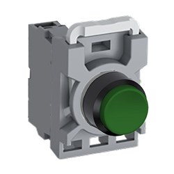 ABB MPPNEGA10 Non-Illuminated Pushbutton Kit 22mm Extended Maintained Green 1NO