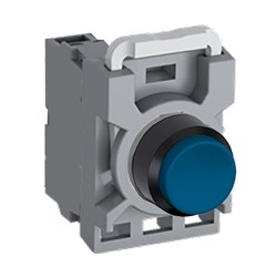 ABB MPPNELA10 Non-Illuminated Pushbutton Kit 22mm Extended Maintained Blue 1NO