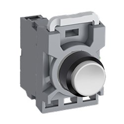 ABB MPPNEWA10 Non-Illuminated Pushbutton Kit 22mm Extended Maintained White 1NO