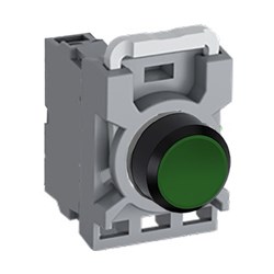 ABB MPPNFGA01 Non-Illuminated Pushbutton Kit 22mm Flush Maintained Green 1NC