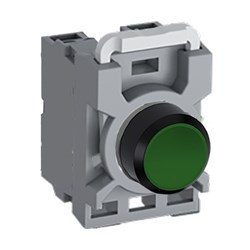 ABB MPPNFGA20 Non-Illuminated Pushbutton Kit 22mm Flush Maintained Green 2NO