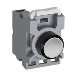 ABB MPPNFWO01 Non-Illuminated Pushbutton Kit 22mm Flush Momentary White 1NC