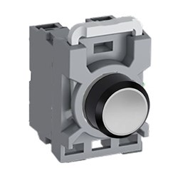 ABB MPPNFWO02 Non-Illuminated Pushbutton Kit 22mm Flush Momentary White 2NC