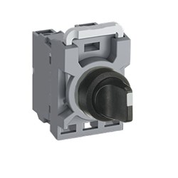 ABB MPS2NSABCB02 Selector Switch Kit Black 2Position 2NC Non-Illuminated Maintained Short Handle Plastic