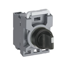 ABB MPS2NSOCBB10 Selector Switch Kit Black 2Position 1NO Non-Illuminated Momentary Short Handle Plastic C B