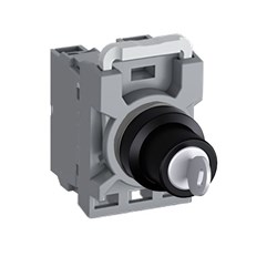 ABB MPS3NKOACBB02 Selector Switch Kit Black 3Position 2NC Non-Illuminated Momentary Key Plastic A C B