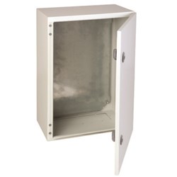 IPD MSB106020G Metal Enclosure Mild Steel 600W 1000H 200D RAL7035 Light Grey IP66 Single Door