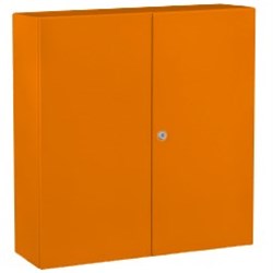 IDE MSB121230DDA Mild Steel Enclosure Cold Rolled Steel 1200W 1200H 300D RAL2008 Orange IP55