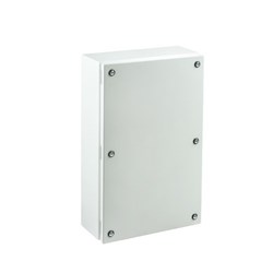 IDE MST6020135G Mild Steel Terminal Box Cold Rolled Steel 200W 600H 135D RAL7035 Light Grey IP66