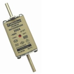 Mersen NHG1-125 Blade Type Fuse Link 125A 500VAC NH1 39.5mm 120kA For: NH1 Bases and Disconnects