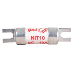 IPD NIT16 Fuse Link 16A 550VAC Offset Slotted Bolted Tag BS88/A1 Fuse 80kA 44.5mm gG