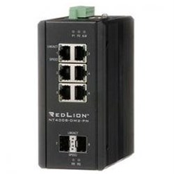 Red Lion NT-4008-DM2-PN-M Gigabit Managed Industrial Ethernet Switch 8 -Port 12-58VDC