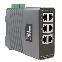 Red Lion NT-5006-000-0000 Gigabit Managed Industrial Ethernet Switch 10-49VDC
