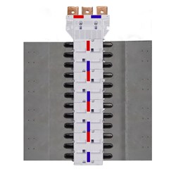 IPD NY63XT1SD24 Nybus MCCB Chassis 24-P 630A Single Feed Double Sided Feed XT1 For: ABB MCCB-XT1