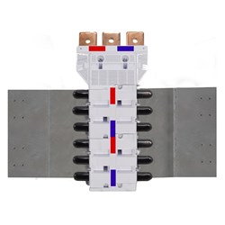 IPD NY63XT2SD12 Nybus MCCB Chassis 12-P 630A Single Feed Double Sided Feed XT2 For: ABB MCCB-XT2