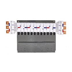 IPD NY63XT2SL12 Nybus MCCB Chassis 12-P 630A Left Top Right Bottom Feed XT2 For: ABB MCCB-XT2