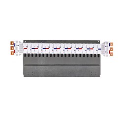 IPD NY63XT2SL21 Nybus MCCB Chassis 21-P 630A Left Top Right Bottom Feed XT2 For: ABB MCCB-XT2