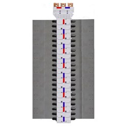 IPD NY63XT4SD42 Nybus MCCB Chassis 42-P 630A Single Feed Double Sided Feed XT4 For: ABB MCCB-XT3 ABB MCCB-XT4