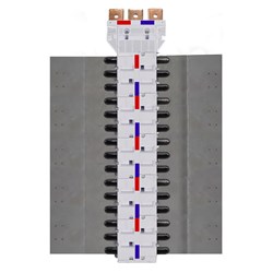 IPD NY80XT1SD30 Nybus MCCB Chassis 30-P 800A Single Feed Double Sided Feed XT1 For: ABB MCCB-XT1