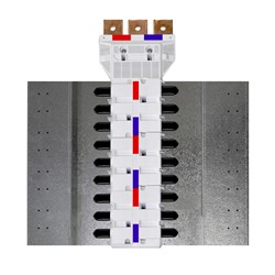 IPD NY80XT4SD18 Nybus MCCB Chassis 18-P 800A Single Feed Double Sided Feed XT4 For: ABB MCCB-XT3 ABB MCCB-XT4