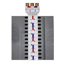IPD NY80XT4SD24 Nybus MCCB Chassis 24-P 800A Single Feed Double Sided Feed XT4 For: ABB MCCB-XT3 ABB MCCB-XT4