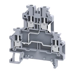Connectwell ODL2.5(I.S) Double Level Internally Shorted Terminal Block Side Entry Polyamide 2.5sq-mm 800V 24A