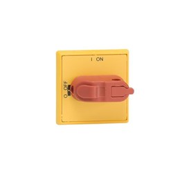ABB OHYS3AH1 Pistol Handle 48mm H x 48mm W x 40mm D Handle Red Yellow IP54 For: Switch Disconnector