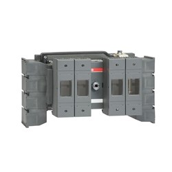 ABB OS160GD22LRP Switch Fuses With Shaft and Extension Handle 4-P DIN Fuse 160A 690VAC Front Operated Lug