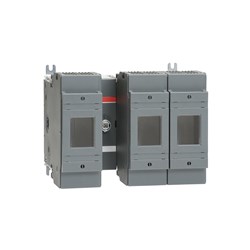 ABB OS250D12BBP Switch Fuses 3-P NH0 NH1 250A Main Circuit 690VAC 250 kW Lug Terminal
