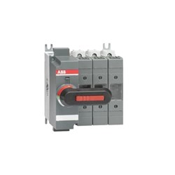 ABB FUSE SWITCH 63A 3P F/OPERTD IP65 C/W DIRECT HANDLE NH000 MECHANISM END OF SWITCH ABB OS63GD03K