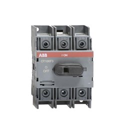 ABB OT100F3 Disconnector Switch IP20 100A 3 750VAC Base Mount