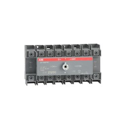 ABB OT100F4CP-K Changeover Switch IP20 Front IP65 Handle 100A 4-P 750VAC/DC Black Pistol Handle Base Mount
