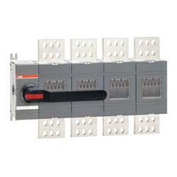 ABB SWITCH 2000A 4P C/W HANDLE &amp; SHAFT, BLACK, IP65 LEFTHAND MECHANISM