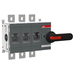 ABB OT630E30P Load Break Switch IP00 630A 3-P 1000V Black