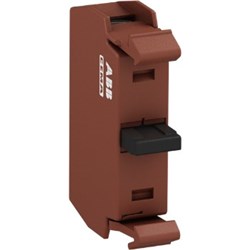 ABB P9B10VN-AA Single Contact Block Brown 1NO Front Mount For: 3 and 5Position Holder