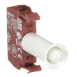 ABB P9PLNVDR LED Block Red 24VAC Front Mount Metal