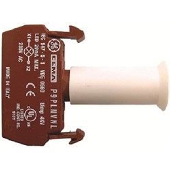 ABB P9PLNVNL LED block Blue 230 VAC Illuminated IP20