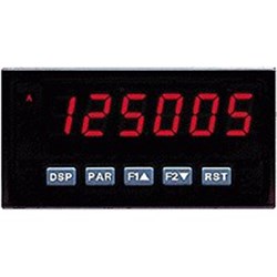 Red Lion PAXC0020 Digital Input Panel Meters 85-250VAC 6 Digit Red Backlight, LED Display