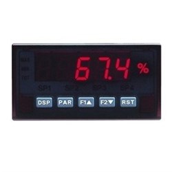 Red Lion PAXD0110 Analog Input Panel Meters 24VAC, 11-36VDC 4 Digit LED, Green Characters Display