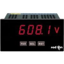 Red Lion PAXLA0U0 DC Volt/Current/Process Meter 50-250VAC LED Display